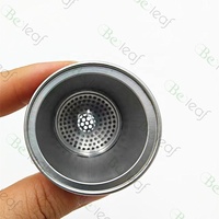 Grossiste en usine Ensemble de shisha rechargeable en aluminium argenté Techniques de miroir uniques avec dosette en aluminium et emballage dans une boîte en verre