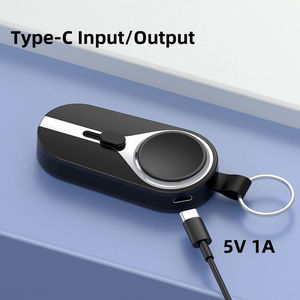 Портативный <span class=keywords><strong>4</strong></span> в 1 2000 мАч мини-брелок Магнитный резервный аккумулятор телефон беспроводные часы многофункциональные аварийные Power Bank & Station - Product Image 4