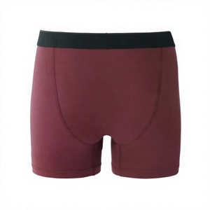 Men's Sustainable Cotton Antibacterial Breathable Underwear Logo Waist Knitted Elastic Waist for Adults Cotton/Spandex <b>Boxer</b> - Product Image 6