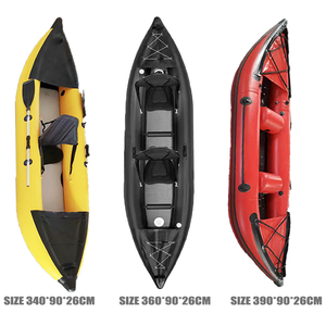 Custom Color Military Grade PVC Inflatable Kayak 2 Person Drifting <b>Footrest</b> TK-2 with Drop Stitch Floor - Product Image 4