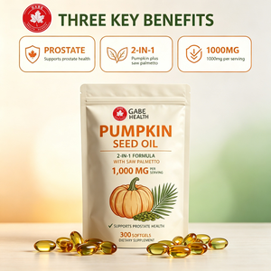Cápsulas de Aceite de Semilla de Calabaza de Marca Privada con Saw Palmetto 1000mg, 300 Cápsulas Blandas para la Próstata Masculina, Venta al por Mayor - Product Image 3