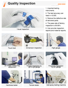 <span class=keywords><strong>Piezas</strong></span> de Aluminio Anodizadas Mecanizadas por CNC, Hechas a Medida - Product Image 3
