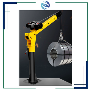 פלדה פחמן יחיד מנוף משאית עם Jib מתקפל ו 12v מנוע <span class=keywords><strong>winch</strong></span> 500-1500 ק "ג קיבולת 40 ק" ג קל משקל - Product Image 2