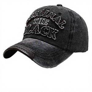 Gorra de Béisbol Original The Black Common Image, de 6 Paneles, Estilo Vintage, Ajustable, Unisex, de Mezclilla - Product Image 3