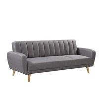 Sofá cama convertible de cuero individual de 3 plazas para sala de estar de alta calidad plegable