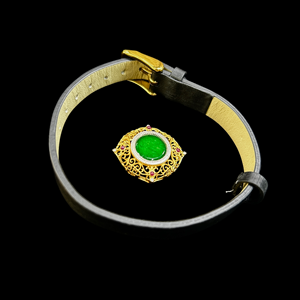Pulsera <span class=keywords><strong>de</strong></span> Jadeíta Birmana Natural <span class=keywords><strong>de</strong></span> Grado A, Pulsera <span class=keywords><strong>de</strong></span> Jadeíta <span class=keywords><strong>de</strong></span> Alta Calidad, Regalos <span class=keywords><strong>de</strong></span> Jadeíta para Mujer para Uso Diario (con NGTC) - Product Image 3
