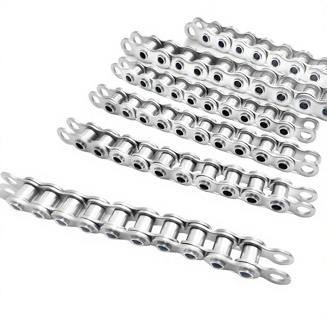 304 Stainless Steel Hollow Industrial Roller Chain 08B for Conveyor Systems