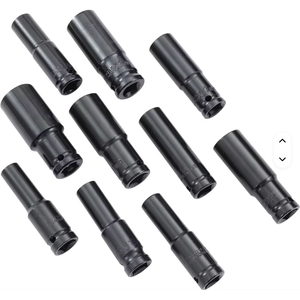 20 douilles à chocs profondes spéciales pour clé à cliquet 1/2 pouce, pour réparation automobile, jeu de douilles hexagonales SCK-20 en acier inoxydable résistant - Product Image 4