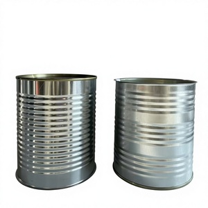 Conteneur d'emballage cylindrique <span class=keywords><strong>en</strong></span> fer blanc de qualité alimentaire pour sauce <span class=keywords><strong>tomate</strong></span>, condiments et biscuits, finition mate, du fabricant - Product Image 5