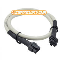 Kabel Adaptor Konektor MX3.0 8 Pin ke 2*4 Pin, Perakitan Kabel Elektronik dan Kabel Harness Bahan PA66/PVC untuk Penggunaan PCB
