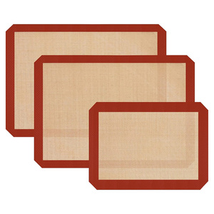 Nouveau style en promotion : Kit de cuisson en silicone pour macarons, comprenant un tapis de cuisson, un poche à douille de décoration et un plateau de cuisson - Product Image 2