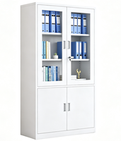 Armoire de classement moderne en acier inoxydable pour bureau à domicile et atelier, unité de rangement métallique verrouillable H1800W900D400mm