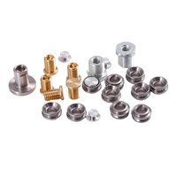 Pièces de précision en acier inoxydable et alliage d'aluminium CNC 3D, sur mesure, tolérance de haute précision 0,005 mm, revêtement en poudre, non standard