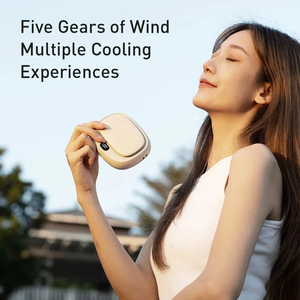 Portable Hanging <b>Neck</b> <b>Fan</b> Mini Cooling Waist <b>Fans</b> <b>Bladeless</b> USB Rechargeable Sports Cooler <b>Fan</b> for Outdoor Sports Travel - Product Image 4
