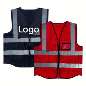 Gilet de sécurité réfléchissant personnalisé imprimé pour les professionnels du sport - Product Image 1