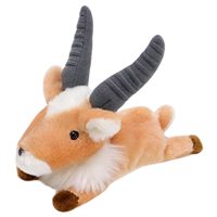 Jouet en peluche doux, forme de gazelle réaliste, accessoire interactif de style animalier pour animaux de compagnie