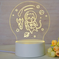Lampes de Table De Luxe Moderne et Lampe de Lecture Enfants Enfants Bébé Spaceman Cosmonaute Éclairage led RGB Astronautes Veilleuse