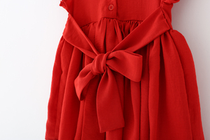 Robe d'été en coton pour petites filles, style princesse, vente en gros - Product Image 5