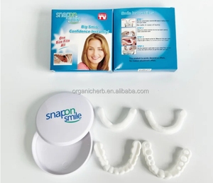 Faux Appareil Dentaire Moulable Réutilisable en Silicone pour Sourire, Haut et Bas, avec Logo Personnalisé - Product Image 2