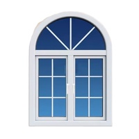 Fenêtres de maison personnalisées, simple ou double vitrage, PVC, UPVC, vinyle, fenêtres coulissantes arquées 4x4