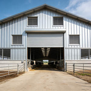 Estructuras Prefabricadas de Acero Ligero para la Construcción de Gallineros, Establos para Vacas, Cabras y Cerdos - Product Image 1