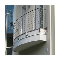 Système de balustrade en acier inoxydable brossé PRIMA pour extérieur, style traditionnel, villa, bateau, balcon, escalier, garantie 5 ans