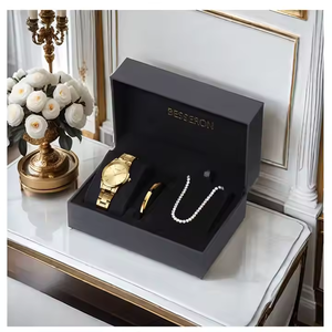 Free Shipping Luxury Women's 32mm Stainless Steel Quartz Watch <b>Bracelet</b> High Quality Fine Jewelry Gift <b>Set</b> - Product Image 2