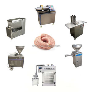 Línea completa de producción de salchichas industriales para la venta, equipo para hacer salchichas, <span class=keywords><strong>horno</strong></span> para ahumar salchichas de <span class=keywords><strong>pollo</strong></span> de 220V - Product Image 5