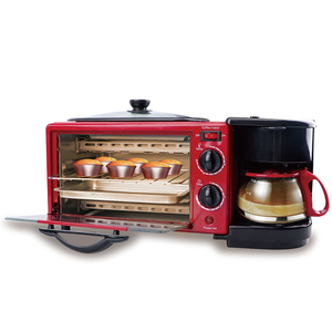AKANE A.82671B 1050W 3 en 1 Máquina de desayuno 3 en 1 Horno Pan Máquina de café Compacto Multifunción - Product Image 2