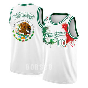 Venta al por mayor México Canadá <span class=keywords><strong>Argentina</strong></span> EE. UU. Bandera Patrón <span class=keywords><strong>Baloncesto</strong></span> Chaleco Hombres Jersey Personalizado <span class=keywords><strong>Baloncesto</strong></span> Equipo Logo Número Chaleco - Product Image 1