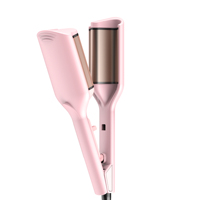 Alat Pengeriting Rambut Deep Wave dengan Layar LED, Pelat Keramik Turmalin, Pemanasan Cepat PTC, Mati Otomatis, Stok Tersedia