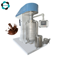 Broyeur à billes en acier inoxydable GUSU pour chocolat, finesse 25 µm, machine de raffinage de pâte de chocolat