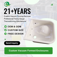 Pièces en plastique personnalisées développées sur mesure, ABS/PP/PS/PC/PE, pièces thermoformées sous vide, coque de baignoire thermoformée sous vide
