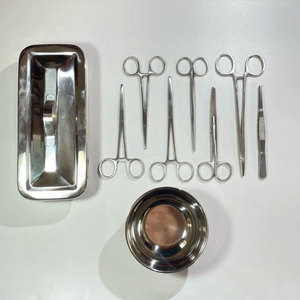 Kit de chirurgie mineure manuel de haute qualité, best-seller, en acier inoxydable, instruments chirurgicaux approuvés, petits ensembles de pansements chirurgicaux - Product Image 4