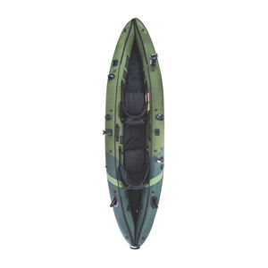 Kayak <span class=keywords><strong>gonflable</strong></span> personnalisé pour <span class=keywords><strong>2</strong></span> <span class=keywords><strong>personnes</strong></span>, <span class=keywords><strong>canoë</strong></span> et kayak étanches, adapté à la pêche, au rafting, aux courses nautiques - Product Image 2