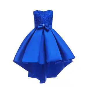X-17672 패션 디자인 독특한 어린이 공식 드레스 Frock 이브닝 웨딩 파티 아이 옷 소녀 드레스