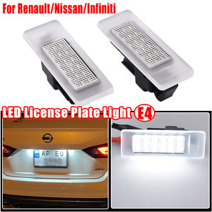 Lámpara de luz de matrícula LED para Infiniti Q50 Q60 QX30 QX50 QX60 Nissan GTR Leaf Maxima <span class=keywords><strong>Renault</strong></span> Clio V Koleos Espace V <span class=keywords><strong>Talisman</strong></span> - Product Image 2