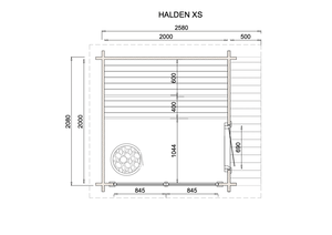 Sauna Exterior de Estilo Nórdico Minimalista con Amplio Interior y Terraza Personalizable - Product Image 4