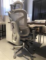 Chaise ergonomique moderne en maille 2025, double soutien lombaire, accoudoirs 3D réglables, certifiée Bifma, mobilier de bureau de luxe