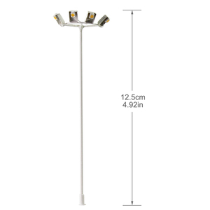 Lampes solaires à 3 led LSL05, modèles de Train chemin de fer, <span class=keywords><strong>OO</strong></span>/HO, lumineuses de jardin, cour, ville - Product Image 2