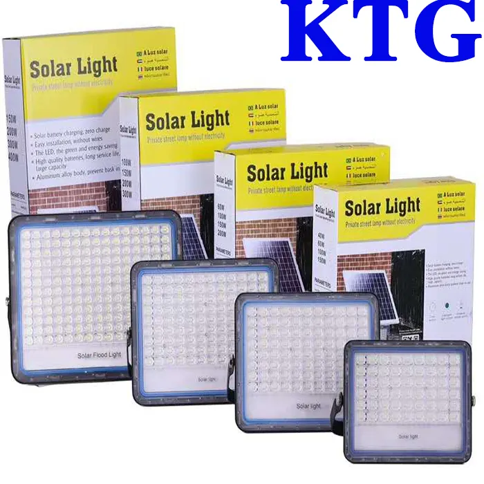 KTG-Luz led solar de inundación de 2021 lúmenes/w, iluminación de inundación solar de 300w, 400w, 200w, importada de Arabia Saudita, gran oferta de Año Nuevo