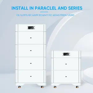 10kwh 20kwh Stack 48V LiFePO4 pin năng lượng mặt trời có thể sạc lại pin lithium Phosphate Pin