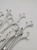 Kabel USB 3-in-1 Tipe C Micro USB Nylon 5A Pengisian Cepat Pelindung Anyaman, Harga Pabrik Murah Kualitas Terbaik untuk Ponsel Android