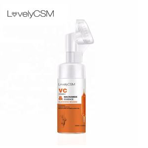 Mayorista OEM Maquillaje Black Head Remover Cuidado DE LA Piel Seca Control de Aceite Coreano Vitamina C Limpiador Facial Lavado de Cara con Cepillo de Silicona - Product Image 2