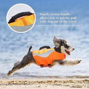 ZYZPET été <span class=keywords><strong>chien</strong></span> gilet <span class=keywords><strong>de</strong></span> sauvetage haut flottant gilet <span class=keywords><strong>pour</strong></span> animaux <span class=keywords><strong>de</strong></span> compagnie avec bande réfléchissante réglable ceinture <span class=keywords><strong>de</strong></span> sécurité <span class=keywords><strong>de</strong></span> l'eau - Product Image 6