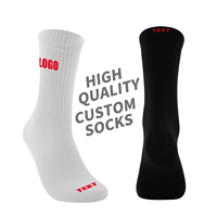 Chaussettes de sport personnalisées Quentin pour hommes, pour tennis, basketball, baseball, course à pied, avec logo personnalisé