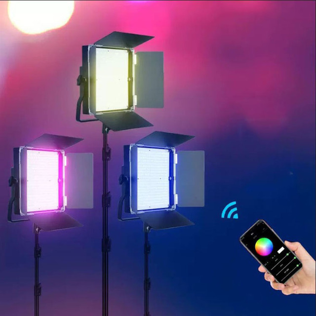 High Quality Professional Photography Light Photo Video Studio Panel RGB Led Light Film Movie Lighting