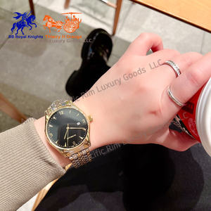 Montre de luxe rétro japonaise Longnes avec logo personnalisé, en acier inoxydable, calendrier, montre-bracelet à quartz étanche, montre de couple Ronda - Product Image 5