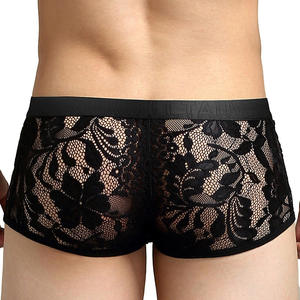<span class=keywords><strong>Calzoncillos</strong></span> Boxer Sexys para <span class=keywords><strong>Hombre</strong></span>, de Encaje Transparente, Ropa Interior de Malla, <span class=keywords><strong>Calzoncillos</strong></span> <span class=keywords><strong>Transparentes</strong></span>, <span class=keywords><strong>Calzoncillos</strong></span> de Cintura Baja para <span class=keywords><strong>Hombre</strong></span> - Product Image 2