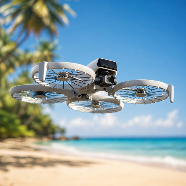 Original Brand DJ I Bright Display Flip RC 2 Ready To Fly Camera Drone with Propeller Guard and 31 Minute Flight for Outdoor Use
